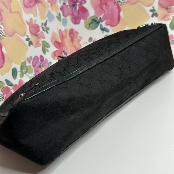 💯 Authentic GUCCI Nylon Monogram Large Abbey Tote🍀 - Picture 9 of 16